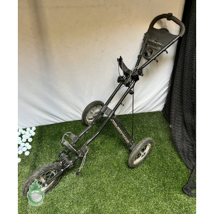 Used Sun Mountain 3 Wheel Speed Cart Golf Black Push Cart Ships Free