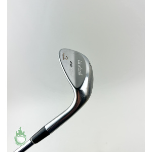 Used RH Cleveland CG15 Zip Grooves Wedge 60*-08 Wedge Flex Steel Golf Club