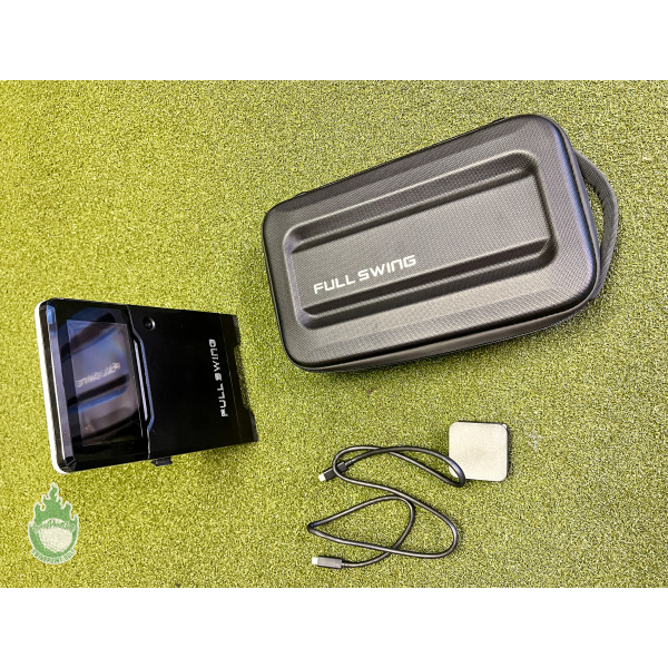 Used Full Swing Golf Launch Monitor Simulator Indoor/Outdoor Charger & Case