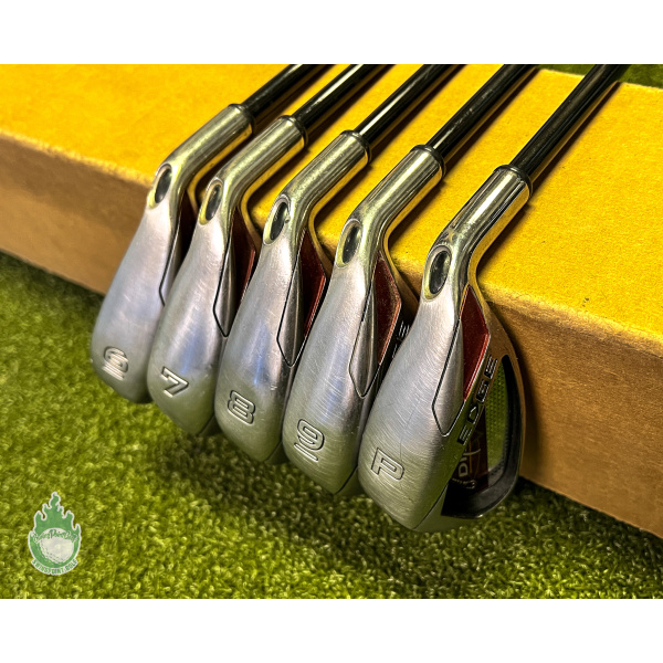 Used RH Callaway Diablo Edge Irons 6-PW 65g Senior Flex Graphite Golf Set
