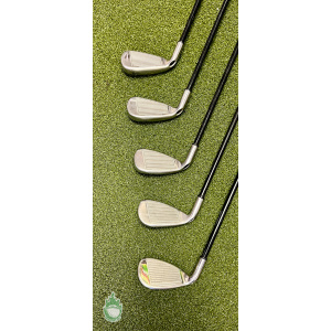 Used RH Callaway Diablo Edge Irons 6-PW 65g Senior Flex Graphite Golf Set