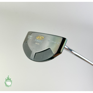 Used Yes C-Groove Victoria II 35" Putter Steel Golf Club Yellow Winn Grip