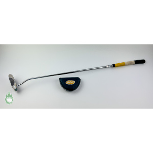 Used Yes C-Groove Victoria II 35" Putter Steel Golf Club Yellow Winn Grip