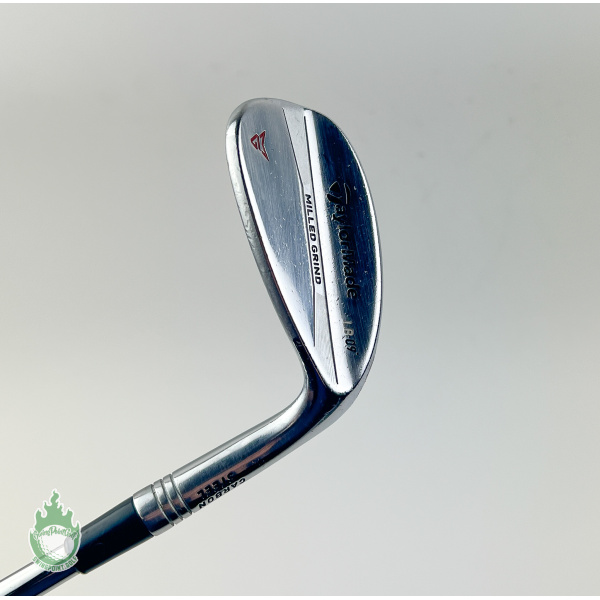 Used TaylorMade Milled Grind LB Carbon Steel Wedge 54*-09 Wedge Flex Steel Golf