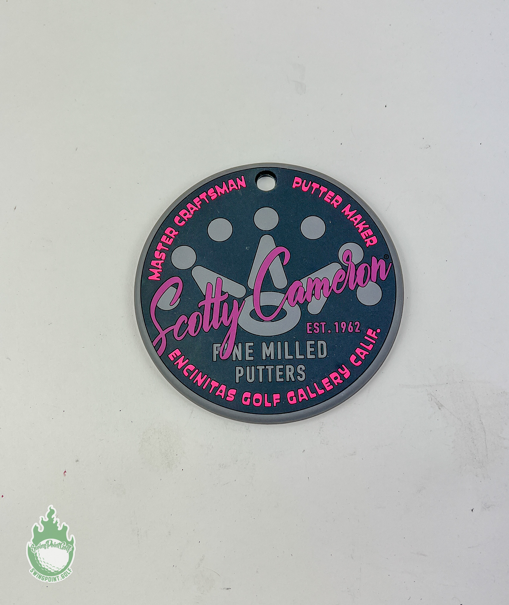 Scotty Cameron Bag Tag – Peace Sign USA – Rouge Blanc Bleu – Neuf Et Rare