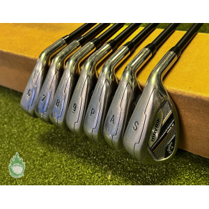 Used Callaway Mavrik Max W Irons 6-PW/AW/SW Helium 50g Ladies Graphite Golf Set
