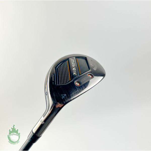 Used RH Callaway Mavrik Max W 4 Hybrid 24* Helium 50g Ladies Graphite Golf Club