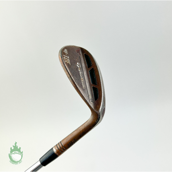 Used TaylorMade Hi-Toe Carbon Steel Wedge LB 60*-09 Stiff Flex Steel Golf Club