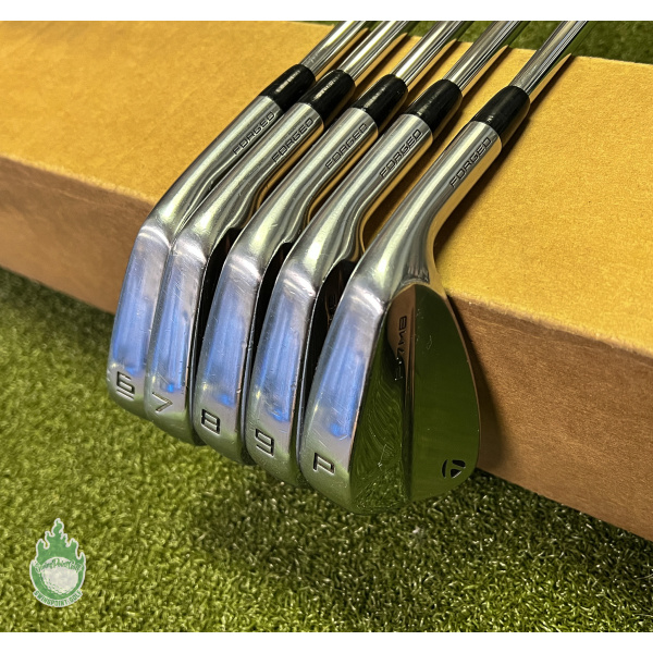 Used TaylorMade P-7MB Forged Irons 6-PW Tour Issue X100 X-Stiff Steel Golf Set