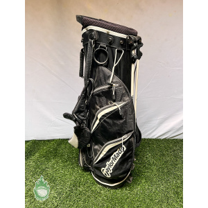 Used TaylorMade Pure Lite 3.0 Carry Stand Golf Bag 5-Way Black Las Vegas Logo