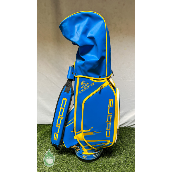 Cobra 6-Way Golf Staff Bag 2018 100th PGA Championship Yellow/Blue