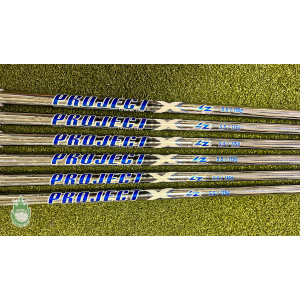 Used Project X LZ Iron Shafts 115g R-Flex Steel Iron Shafts 5-PW TaperTip .355