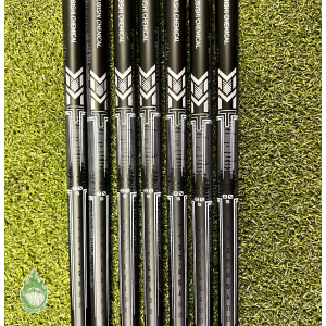 Used Mitsubishi Chemical MMT 86g Stiff Graph Iron Shafts 4-PW Parallel Tip .370