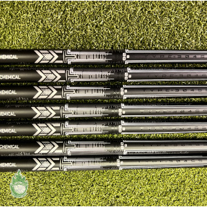 Used Mitsubishi Chemical MMT 86g Stiff Graph Iron Shafts 4-PW Parallel Tip .370