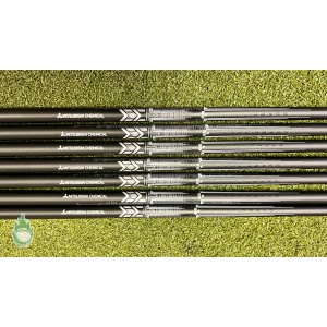 Used Mitsubishi Chemical MMT 86g Stiff Graph Iron Shafts 4-PW Parallel Tip .370