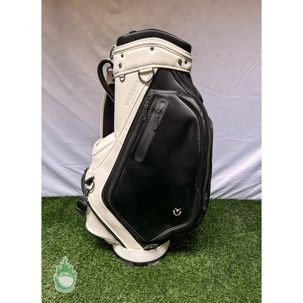 Vessel Prodigy Vessel Staff Bag Used Black White Leather Vessel