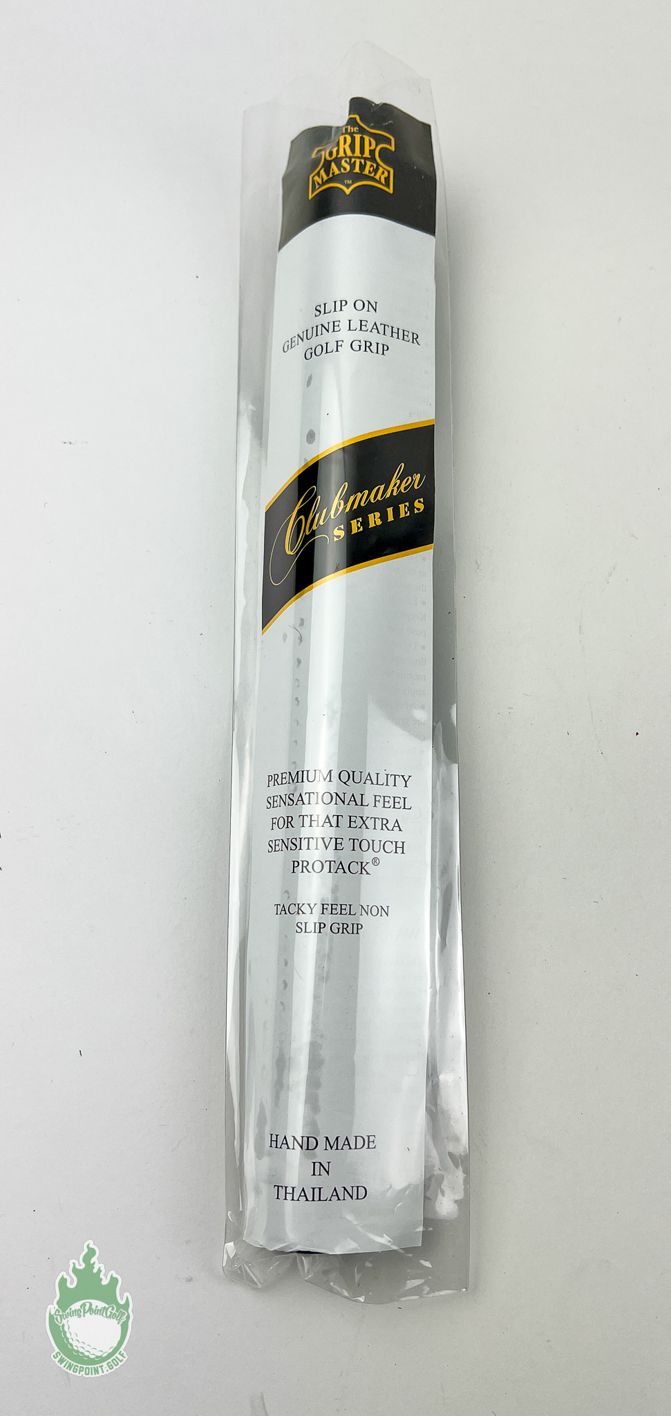 New Grip Master Genuine Kangaroo Leather Stitchback Black Golf Grip ...