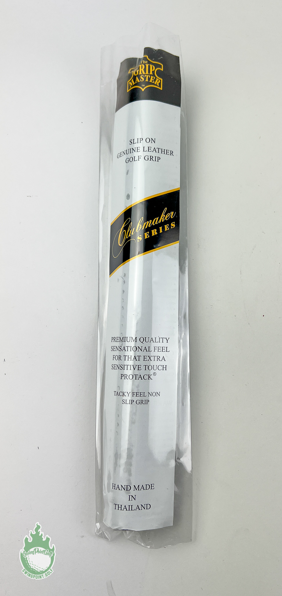 New Grip Master Genuine Kangaroo Leather Stitchback Black Golf Grip ...
