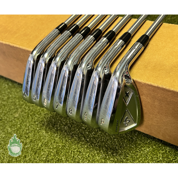 Used Callaway X-Forged 2013 Irons 4-PW Project X 6.0 PXi Stiff Steel Golf Set