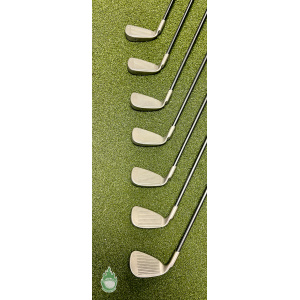 Used RH Ping Green Dot i3+ Irons 4-PW Regular Flex Graphite Golf Club Set