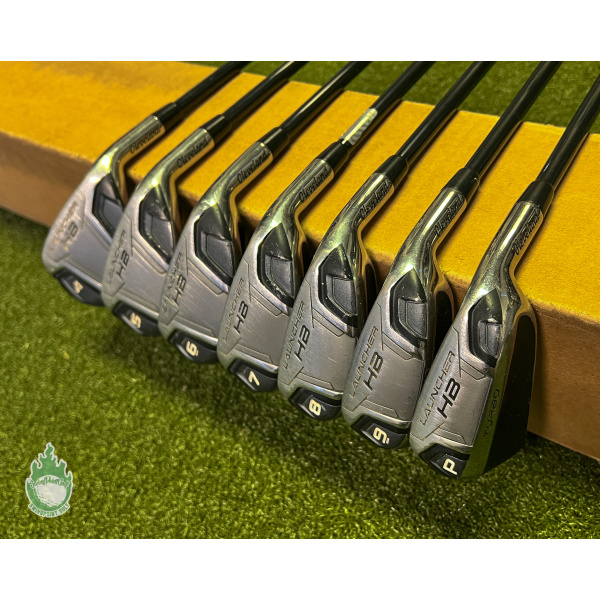 RH Cleveland Launcher HB Turbo Irons 4-PW Miyazaki 6A Senior Graphite Golf Set