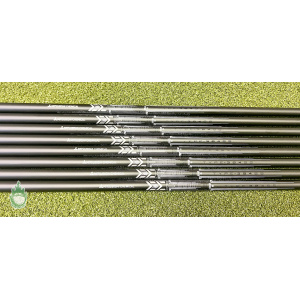 Used Mitsubishi Chemical MMT 86g Stiff Graph Iron Shafts 3-PW .370 Yellow Cap
