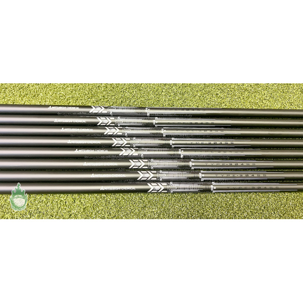 Used Mitsubishi Chemical MMT 86g Stiff Graph Iron Shafts 3-PW .370 Yellow Cap