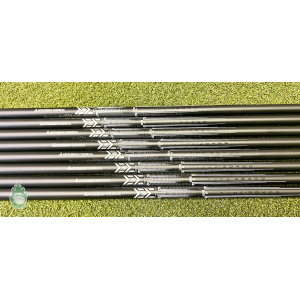 Used Mitsubishi Chemical MMT 86g Stiff Graph Iron Shafts 3-PW .370 Yellow Cap