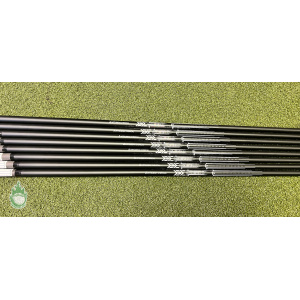 Used Mitsubishi Chemical MMT 86g Stiff Graph Iron Shafts 3-PW .370 Yellow Cap