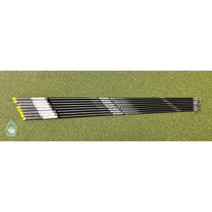 Used Mitsubishi Chemical MMT 86g Stiff Graph Iron Shafts 3-PW .370 Yellow Cap