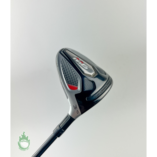 Used RH TaylorMade M6 Fairway 3 Wood 15* Atmos 5 Senior Flex Graphite Golf Club