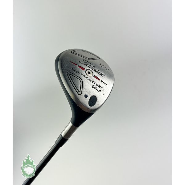 Used RH Titleist Pro-Trajectory 904F 15.0° 3 Wood Graphite Stiff Flex Golf Club