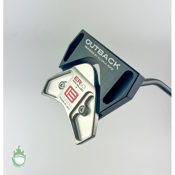 Used Right Handed  EVNROLL ER10 Outback 35" Milled Putter Steel Golf Club