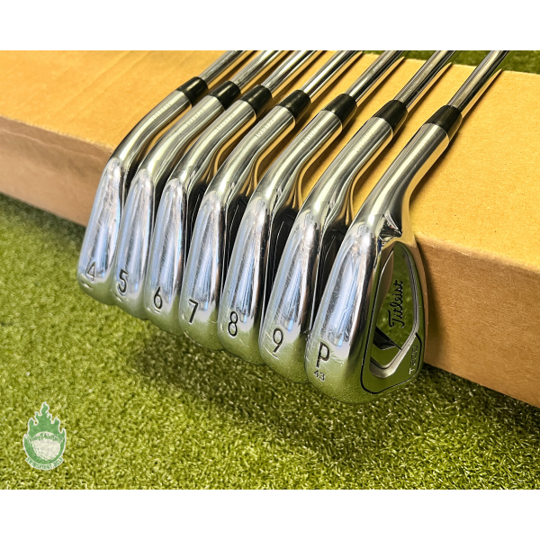 Used RH Titleist T200 Irons 4-PW Tour Issue S400 Stiff Flex Steel Golf Club Set