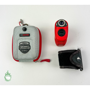 Used Bushnell Tour V4 Laser Rangefinder Slope Edition Magnetic Strap/Carry Case