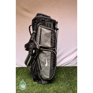 Used Black/Grey Nike Golf Stand Bag 8-Way With Strap & Rainhood