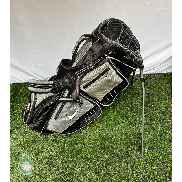 gray nike golf bag
