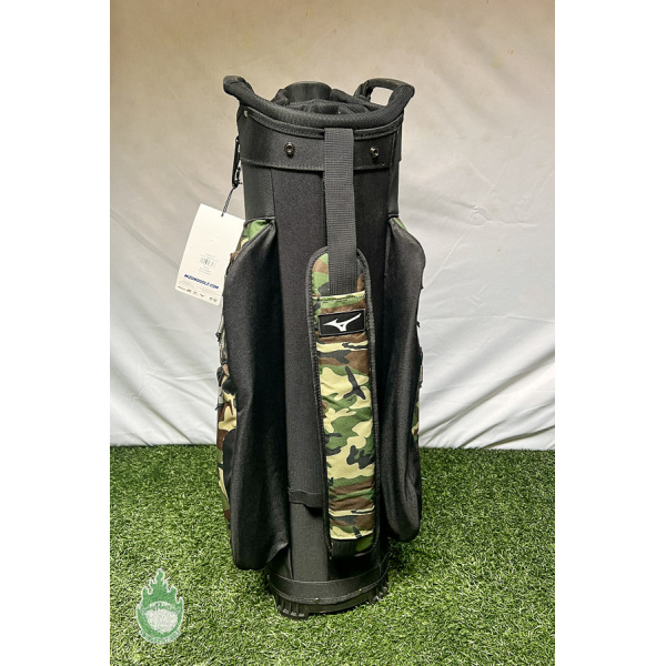 New 2022 Mizuno BR-D4C Cart Bag – 14 Way Camo/Black/Red w