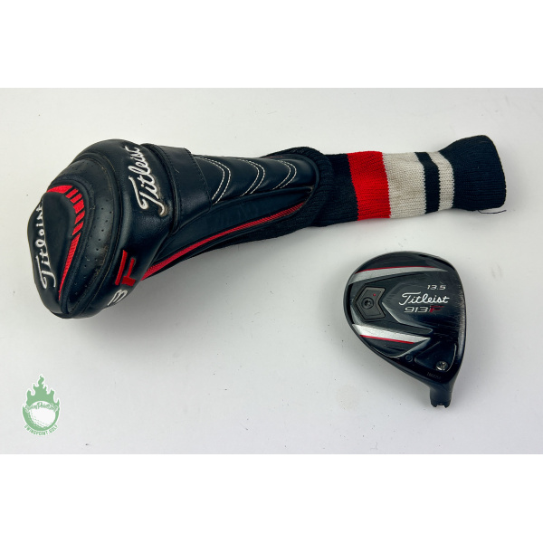 Used Right Handed Titleist 913F 13.5* Fairway wood HEAD ONLY w/ Headcover
