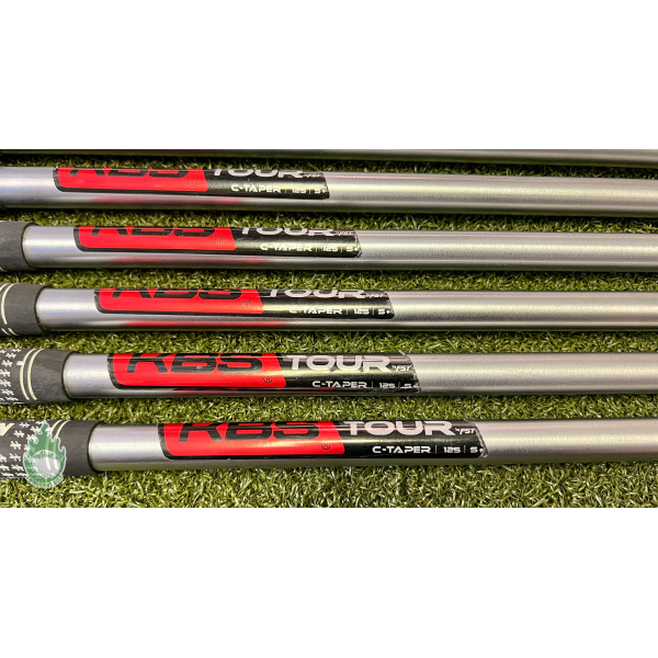 Used KBS Tour C-Taper 125g S+ Flex Steel Iron Shafts 4-PW Taper Tip .355 ·  SwingPoint Golf®