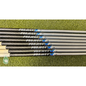 Used Project X PXI Iron Shafts 117g 7.0 Steel Iron Shafts 3-PW TaperTip .355