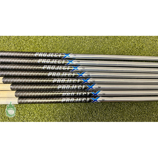Used Project X PXI Iron Shafts 117g 7.0 Steel Iron Shafts 3-PW TaperTip .355