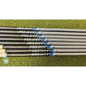Used Project X PXI Iron Shafts 117g 7.0 Steel Iron Shafts 3-PW TaperTip .355