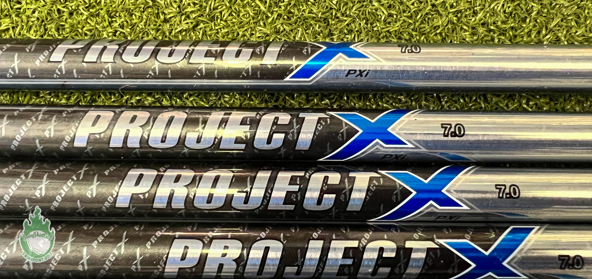 Used Project X PXI Iron Shafts 117g 7.0 Steel Iron Shafts 3-PW