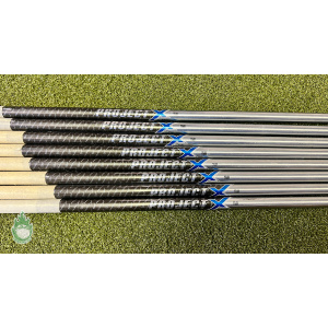 Used Project X PXI Iron Shafts 117g 7.0 Steel Iron Shafts 3-PW TaperTip .355