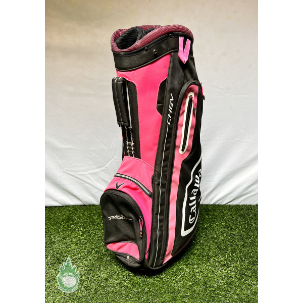 Callaway CHEV キャディバッグ グレー/ピンク Callaway（キャロウェイ） キャディバッグ アドバンス 26 JM 9.5型 47