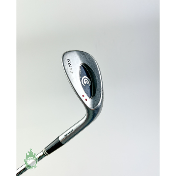 Used RH Cleveland CG11 2 Dot Wedge 56* True Temper DG Wedge Flex Steel Golf