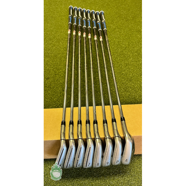 Used RH TaylorMade M4 Irons 4-PW/AW KBS MAX 85g Regular Flex Steel  display picture 1
