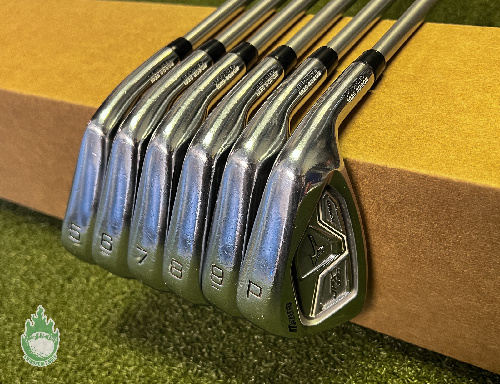 Mizuno JPX 850 Forged 1025 Boron 5 Iron Stiff Steel Shaft Golf Pride Grip Mizuno JPX 850 Forged 1025 Boron 5 Iron Stiff Steel Shaft Golf Pride Grip
