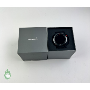 New Garmin Approach S62 Watch Golf Rangefinder Black Bezel Black Silicone Band